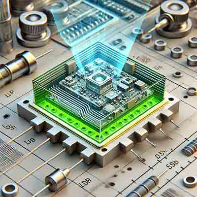 Buy gallium phosphide wafers LED fabricated from a gallium phosphide (GaP) substrate, showcasing its structure and components